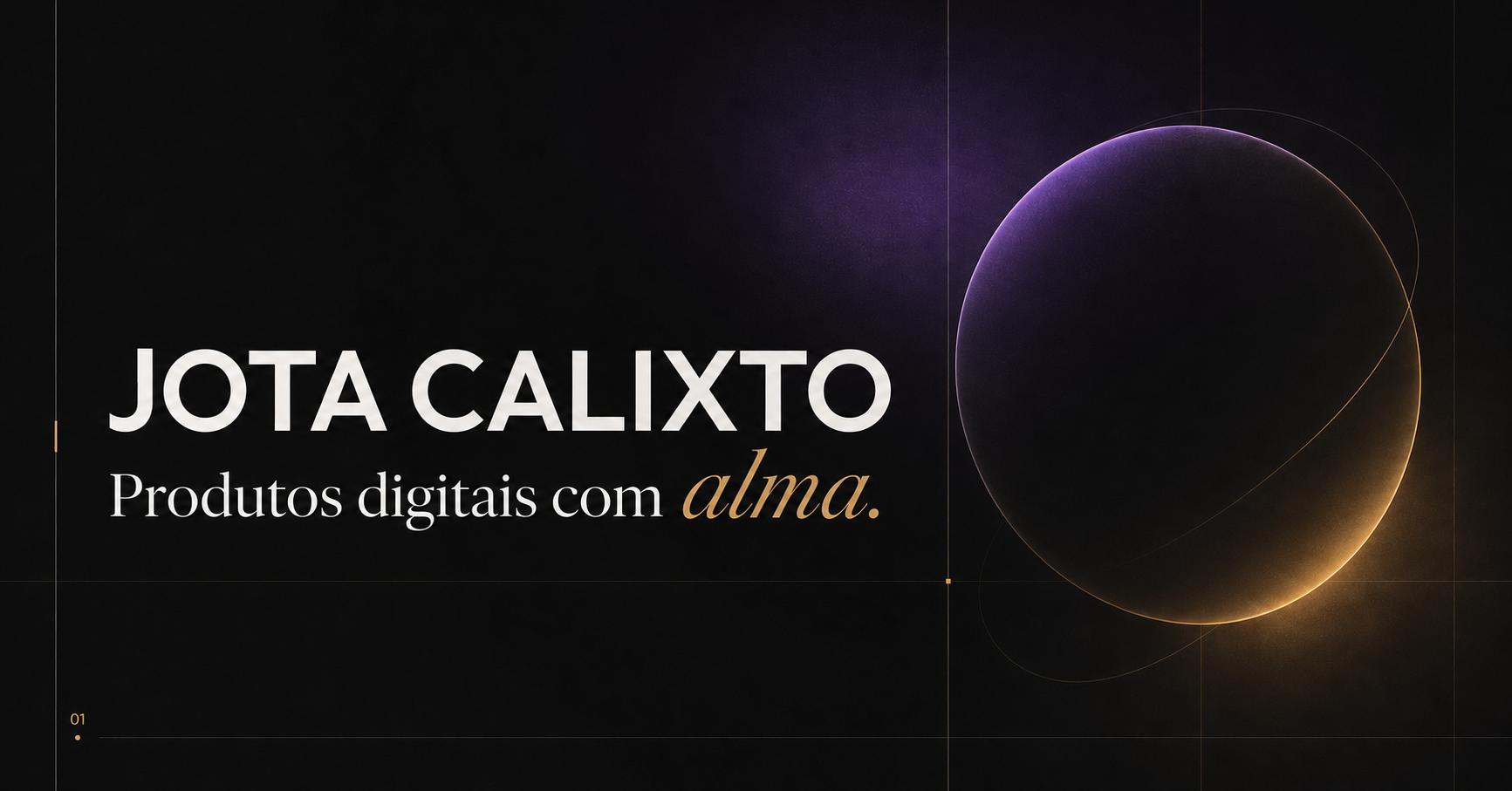 Jota Calixto — Produtos digitais com alma.